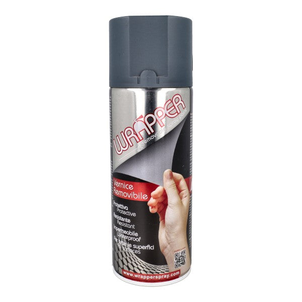 Plasti Dip Wrapper Glitter spuitlak grijs 400 ml