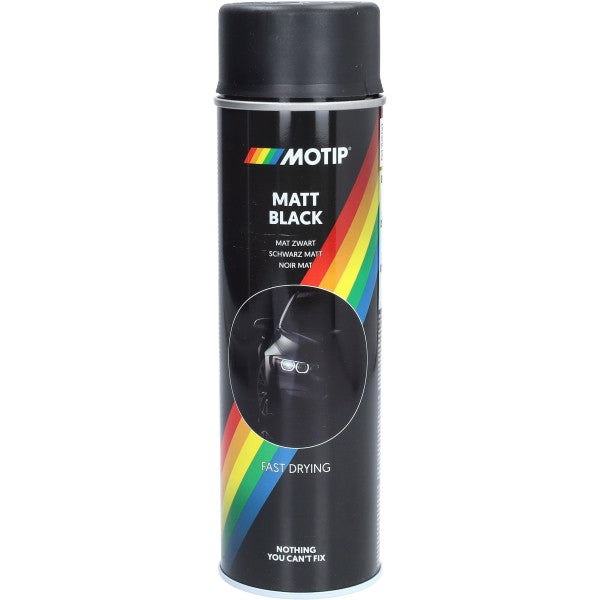 MOTIP spuitlak zwart mat 500 ml 04006