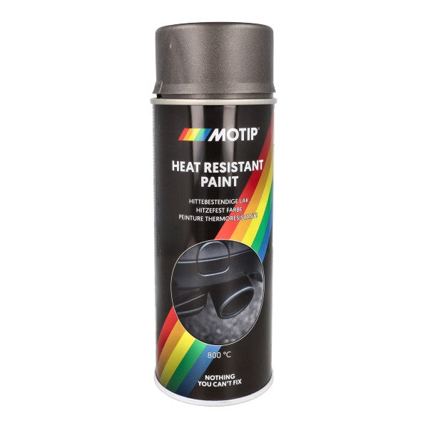Motip Hittebestendige Spuitlak Antraciet 400 ml 04030