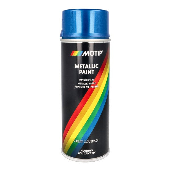 Spuitlak Motip blauw metallic 400 ml 04044
