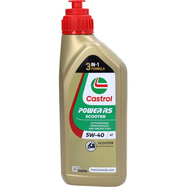 Castrol Power RS Scooter 4T 5W-40 motorolie 1L