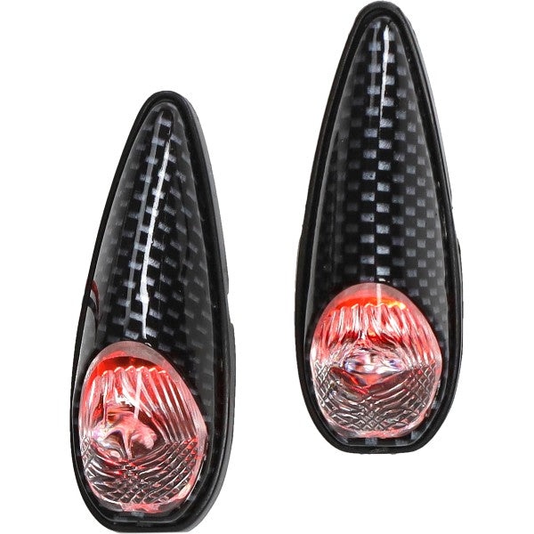 Knipperlichtset POWER1 LED Zwaardvis Carbon Universeel