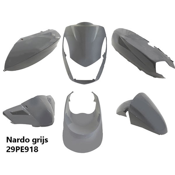 Plaatwerkset Power1 Euro-2 Nardo Grijs Glans – 6-Delig (Peugeot Kisbee)