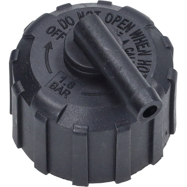 Radiateurdop 101 Octane zwart voor DT50R, Furia SM, Rieju MRT