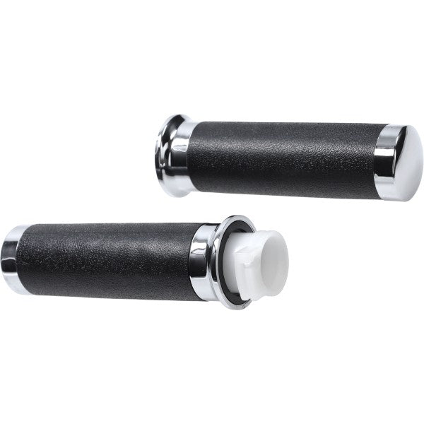 Gasdraaistuk POWER1 + Handvat 25/30MM Zwart Agm Retro, BTC Old Classic, Sco China 4T