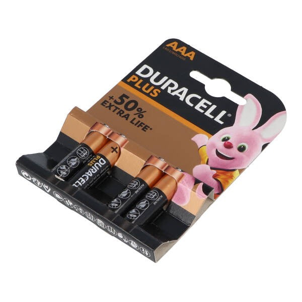 Batterij Duracell 1, 5v AAA 4 Stuks