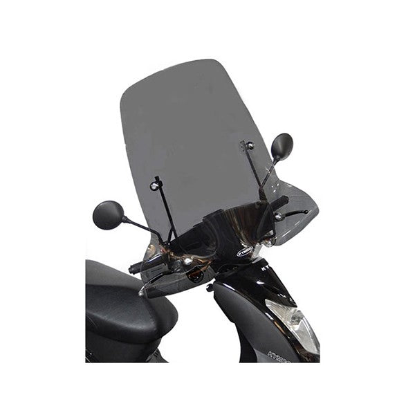 Windscherm Kymco Origineel met Bevestigingsset Hoog Smoke Kymco Agility 29920005S