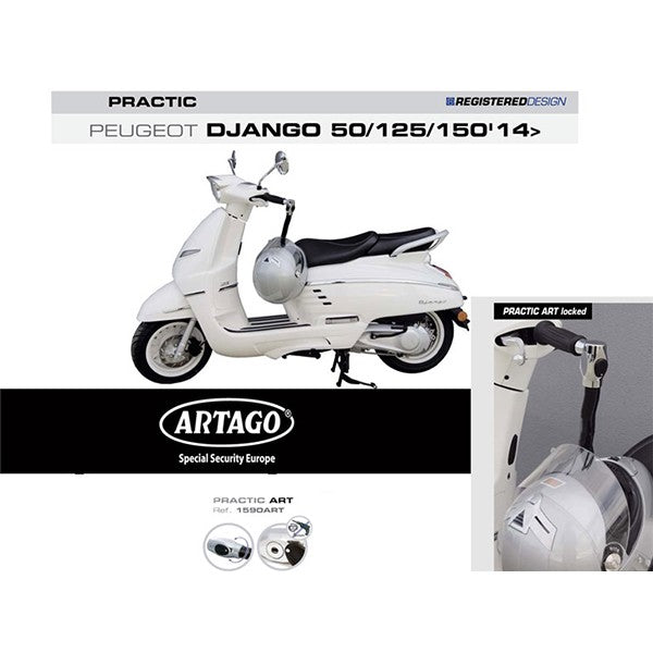 Stuurslot Artago Antirobos Luxe Peugeot Django