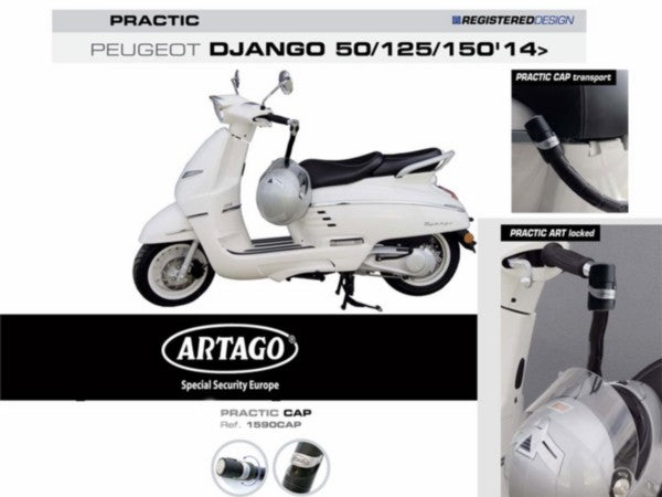 Stuurslot Artago Antirobos Peugeot Django