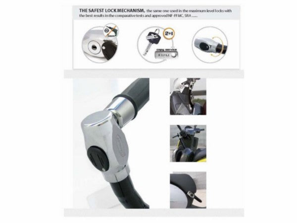 Stuurslot Artago Antirobos Luxe Vespa Gts, Gts Alle Mod., Gtv