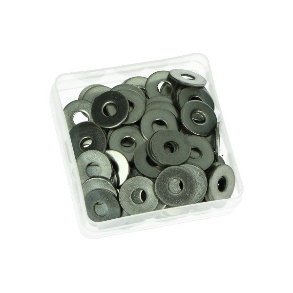 Sluitring Groot Rvs M6 100PCS