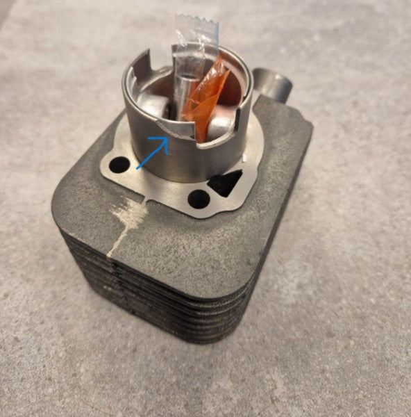 DMP cilinder 55mm Piaggio Hexagon/Skipper/Typhoon 125cc