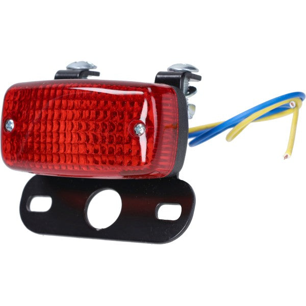 Achterlicht klein rood met steun voor bromfiets - Guia