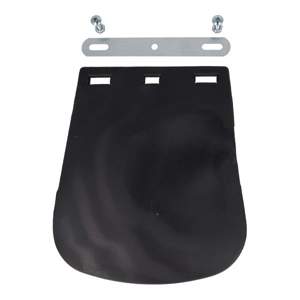 DMP spatlap met montageset zwart voor bromfiets 145 x 165 mm