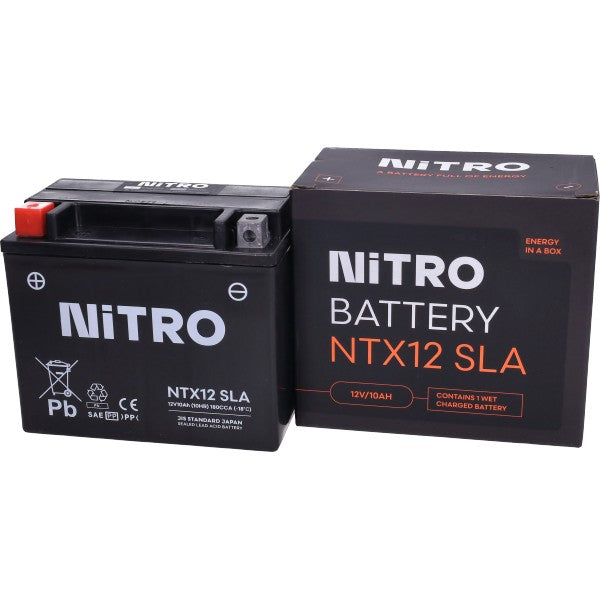 Motoraccu Nitro NTX12/YTX12 SLA/GEL 150x87x130 mm o.a. Vespa GTS