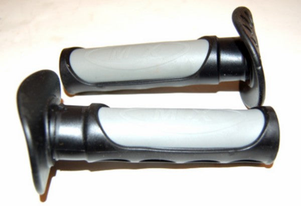 Handvatset DMP Progrip zwart/grijs - Beta, Derbi, Rieju, OTR