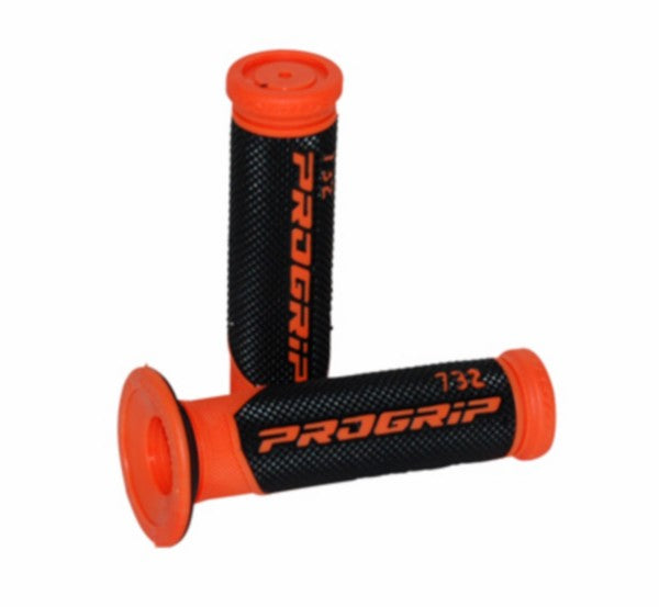 Handvatset Progrip zwart/oranje 732 Made in Italy