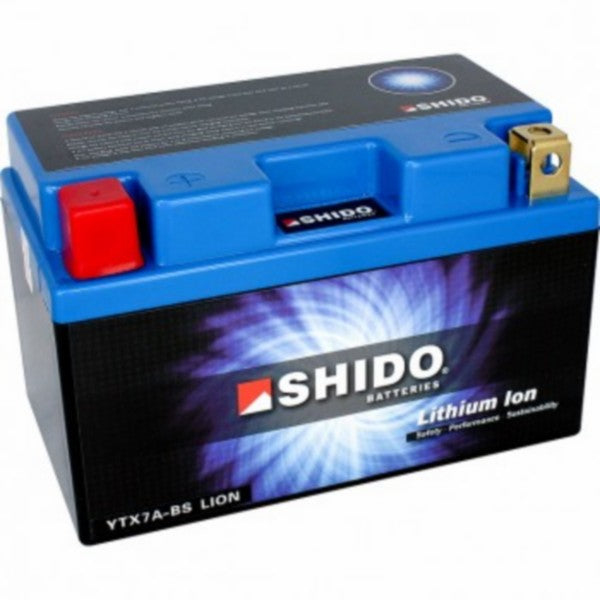 Shido LTX7A-BS lithium-ion scooteraccu 150x87x93 mm