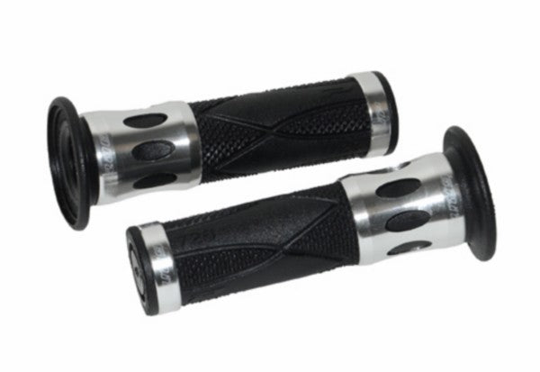 Handvatset Progrip Racing zwart alu voor scooter/bromfiets