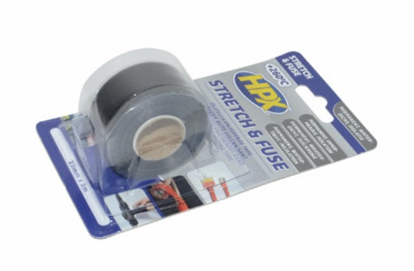 Zelfvulkaniserende isolatietape HPX 25mm x 3m zwart +260°C