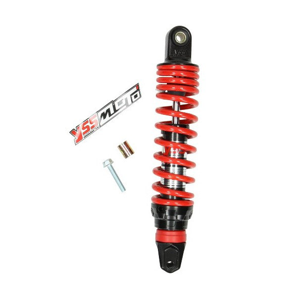 Schokbreker YSS Hybrid DTG 280mm rood/zwart voor Minarelli