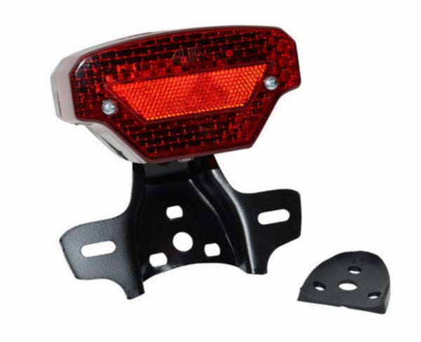 Achterlicht Guia M77 met steun universeel rood bromfiets