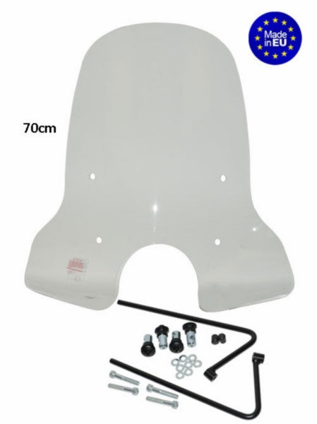 Regia windscherm hoog 70 cm helder voor Lintex Jet / Turbho CX-50