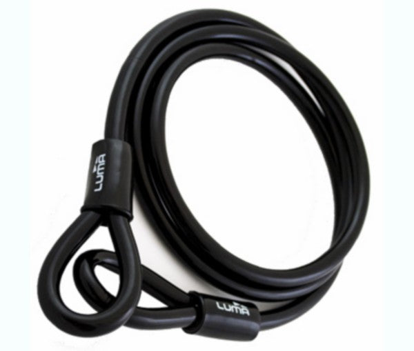 Luma kabelslot spiraal loop 1,8 m zwart