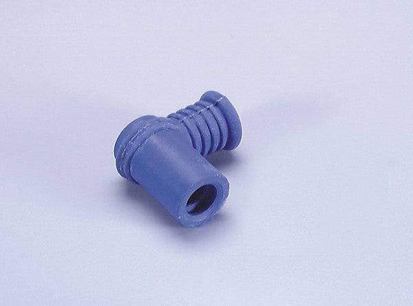 Polini bougiekap silicone kort haaks blauw 14mm 246.010.A