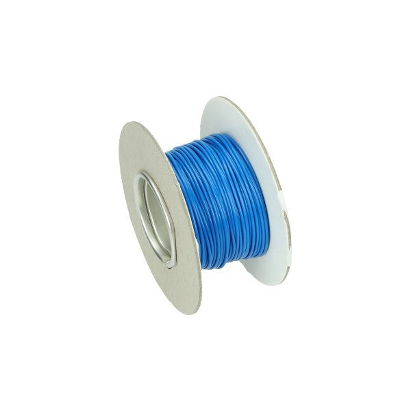 Elektradraad blauw 30 meter per rol