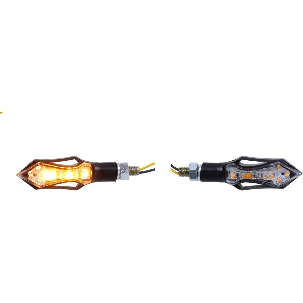 DMP LED knipperlichtset mini 12 leds matrix zwart Beta RR50
