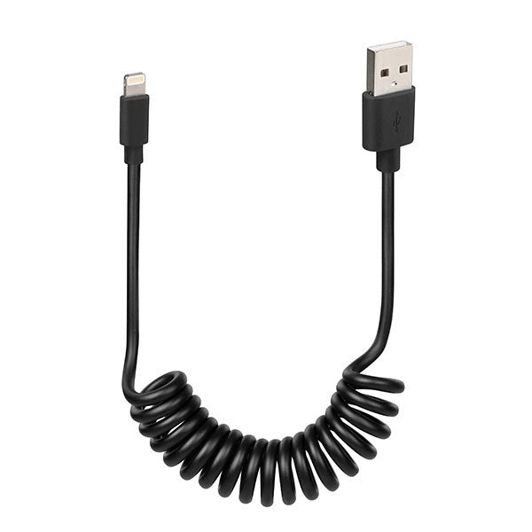 USB-oplaadkabel Apple 8-pins spiraal 1 m Lampa