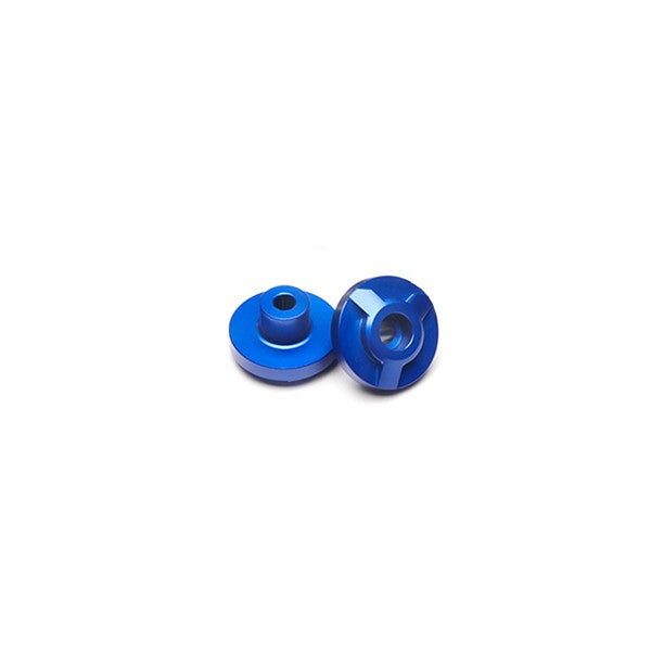 Yasuni stuurbalansgewicht set aluminium CNC Pro Race 22,2 mm blauw