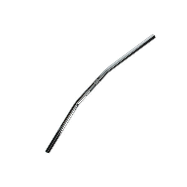 Stuurpijp recht 650 mm chroom 22 mm bromfiets