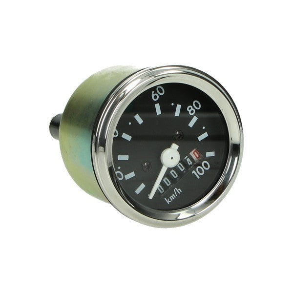 Kilometerteller 100 km/u chroom ring 60 mm
