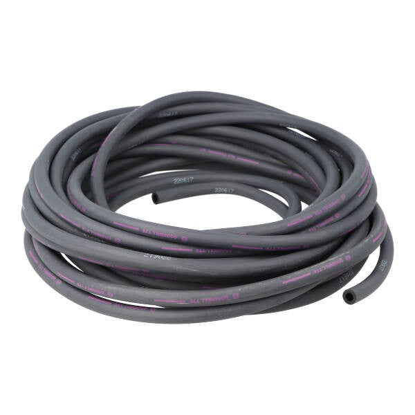 Benzineslang rubber 5x9mm zwart - 10 meter