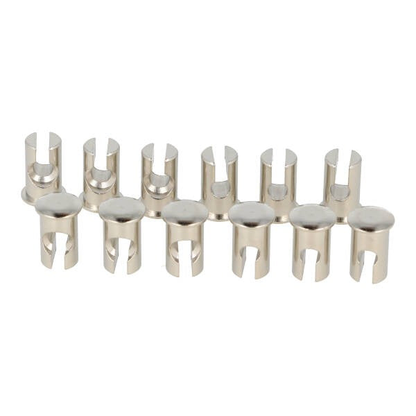 Haak-in nippels met kraag 8x15 mm - 100 stuks