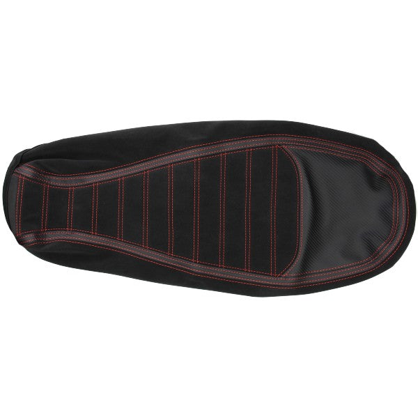 Buddydek Regia voor Segway E110/E125 zwart/carbon rood stiksel
