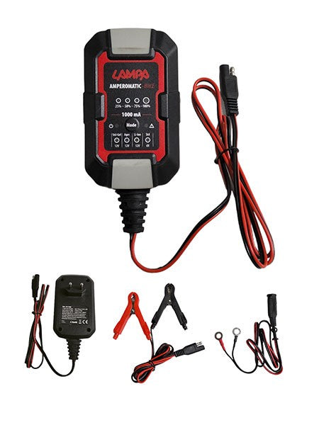 Slimme acculader Lampa Amperomatic Bike 6/12V 1A 91730