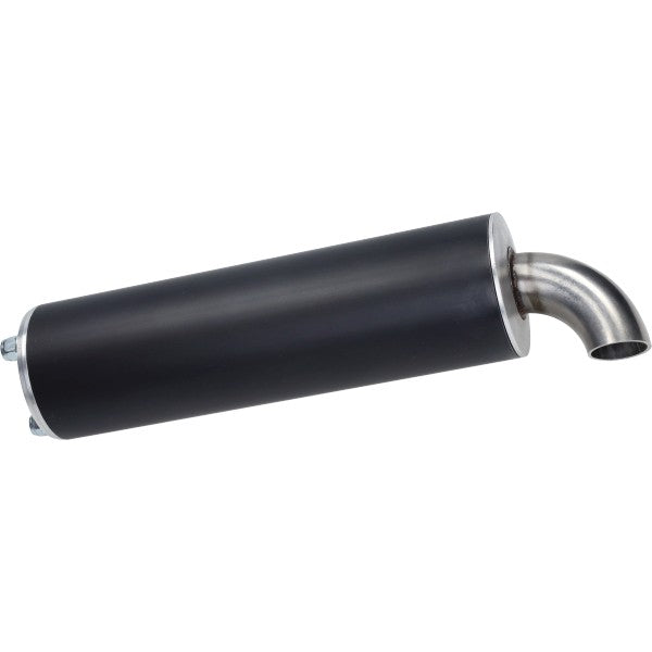 BGM uitlaatdemper 3-bouts 60mm 70-100cc zwart