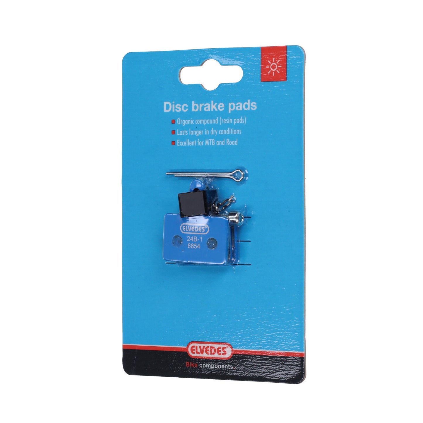 Remblokset Elvedes Shimano / Tektro – AGM / GT250 – Ouxi V8 / V20 – Blauw Fatbike – 6854