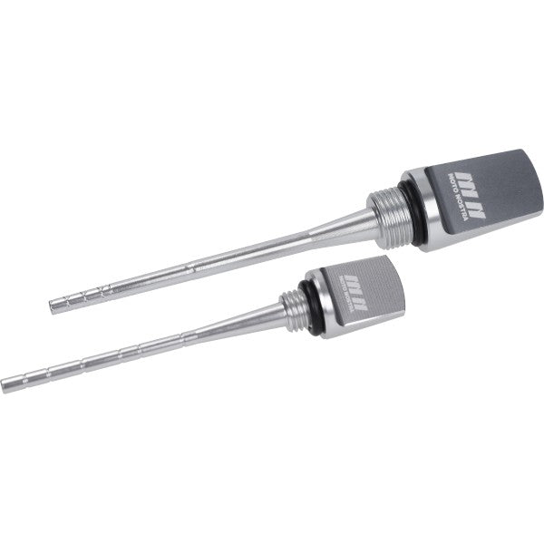 Oliepeilstok set Moto Nostra aluminium zilver voor Vespa GTS