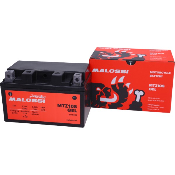 Malossi MTZ10S Gel accu voor ADV350, Forza 300/350, T-Max 500