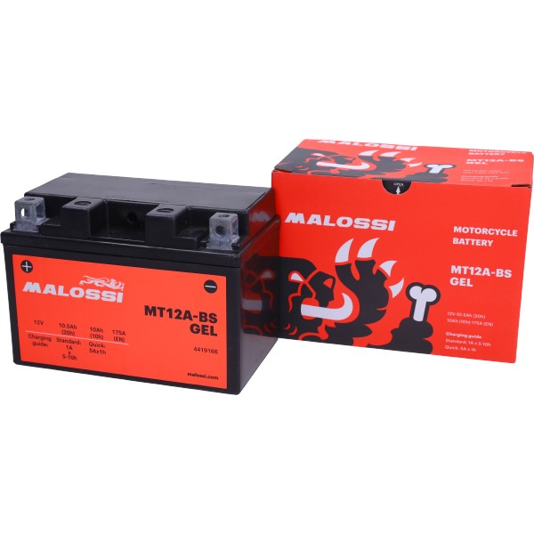 Scooter accu Malossi MT12A-BS gel voor Burgman 400 / Downtown 300