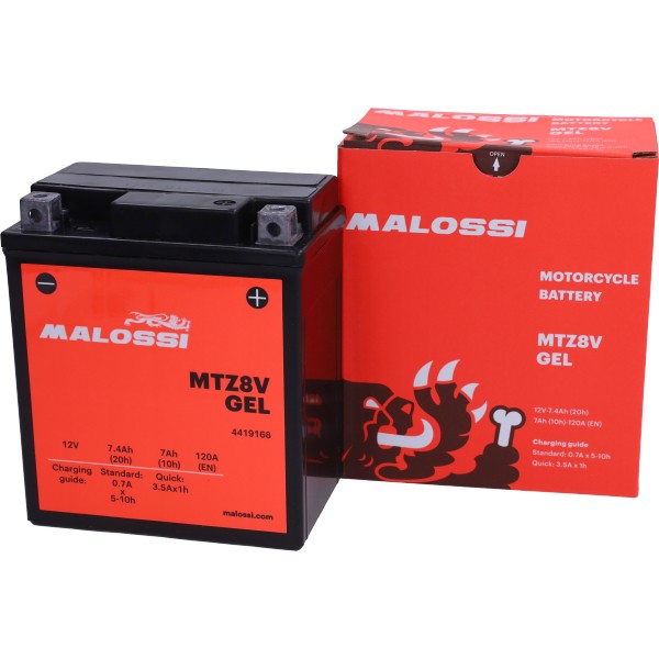 Malossi MTZ8V Gel accu 4419168 voor Yamaha X-Max 300/400