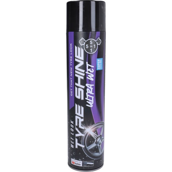 Bandenzwart 5-in-1 Glans Tyre Shine 650 ml spuitbus