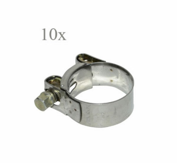 Uitlaatklem 34-37 mm - set van 10 stuks