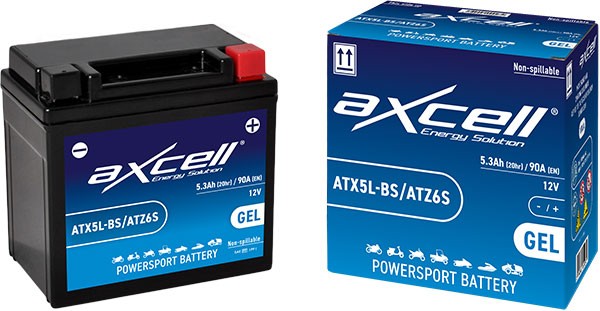Accu Axcell ATX5L-BS/YTX5L-BS SLA/GEL 5Ah