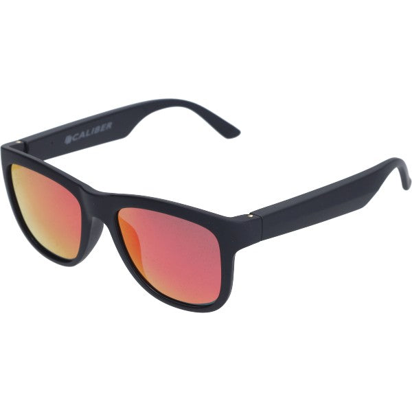 Bluetooth zonnebril Caliber met audio - zwart/rood glas