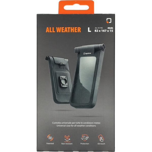 Lampa waterdichte smartphone beschermhoes maat L 82x167x15 mm 91795